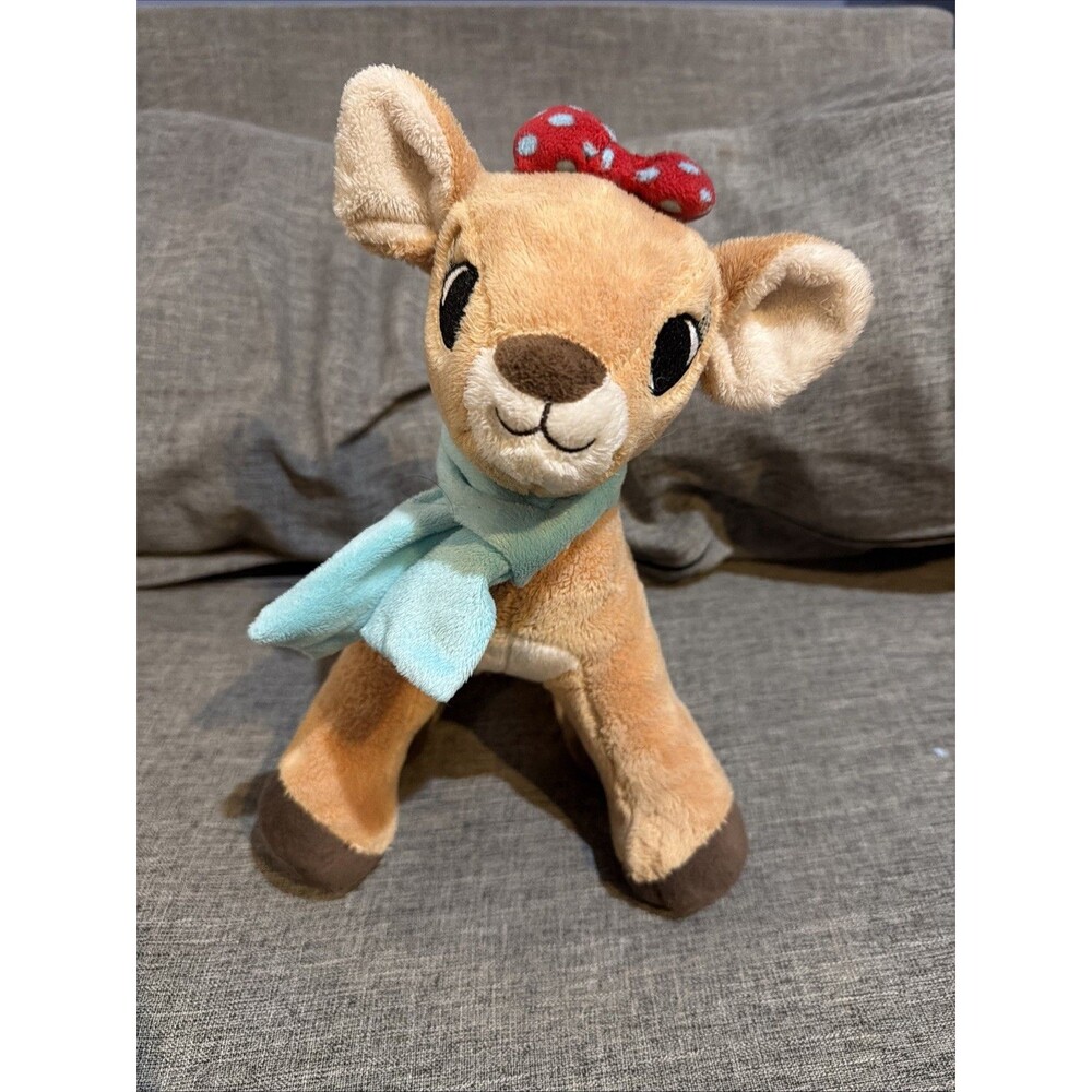 Clarice Plush Rudolph The Red Nosed Reindeer Stuffed Animal 10” plays music :)